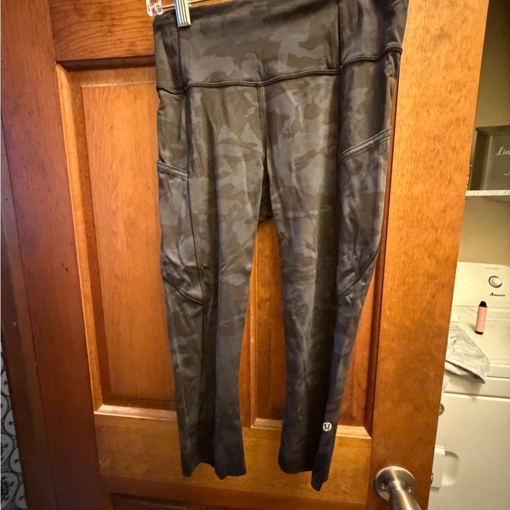 Lululemon Athletica Dark Camouflage Leggings